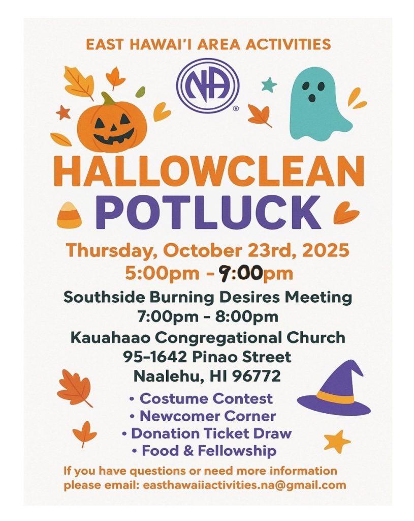 Hallowclean Costume & Potluck in Naalehu